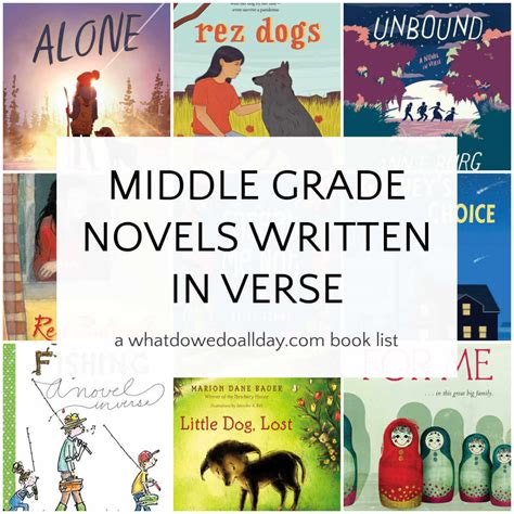 21 Inspiring Middle Grade Verse Novels