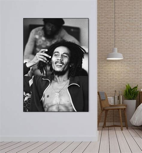 Bob Marley Poster Music Canvas Poster Wall Art Decor Home Decor ...