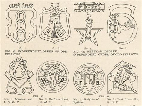 “Independent Order of Odd Fellows, Rebekah Degree, Masonic and I.O.O.F., Knights of Pythias, et ...