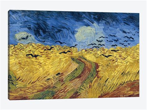 Wheatfield With Crows, 1890 Canvas Art Print by Vincent van Gogh | iCanvas