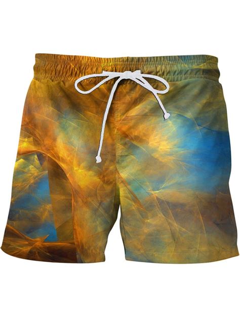 3D Sci-Fi Technology Graphics Casual Beach Shorts | hawalili