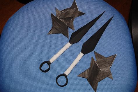 kunai and shuriken by SebyM on DeviantArt