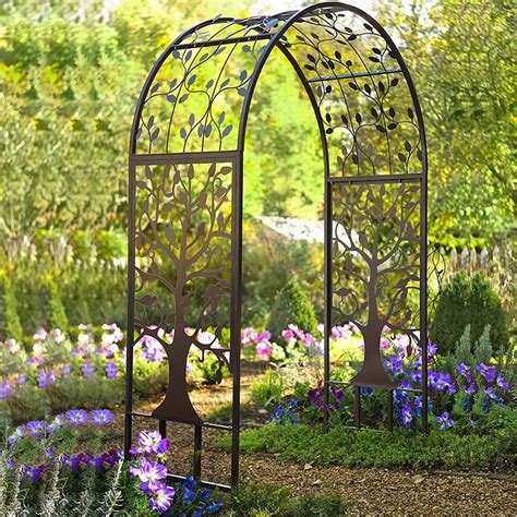 Garden & Outdoors Metal Pergola Arbor Durable Steel Garden Arbor for ...