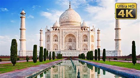 Taj Mahal - 4K Aerial Drone + Stock Footage - YouTube