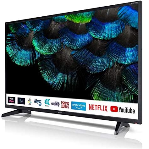 Sharp 40 inch 4K Ultra HD Smart TV LED Television Freeview HDMI Wall ...