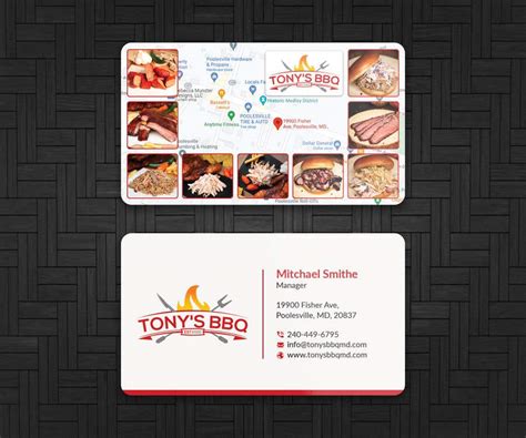 Entry #243 by bhabotaranroy for Tony's BBQ Business Card Design Contest | Freelancer