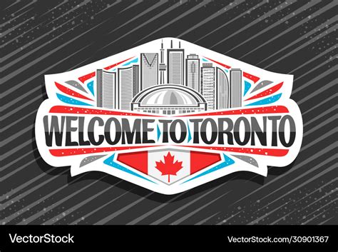 Logo for toronto Royalty Free Vector Image - VectorStock