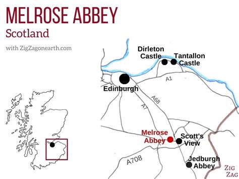 Melrose Abbey (Scotland) - Visit Tips + Photos