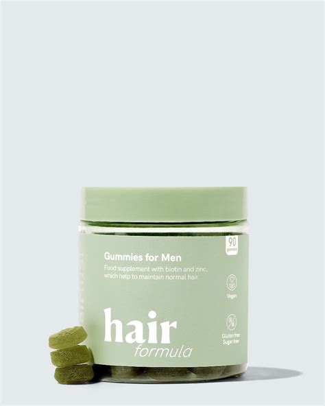 Hairlust Hair Formula Gummies For Men | Vitamin mot hårtap for menn–Hairlust Norge