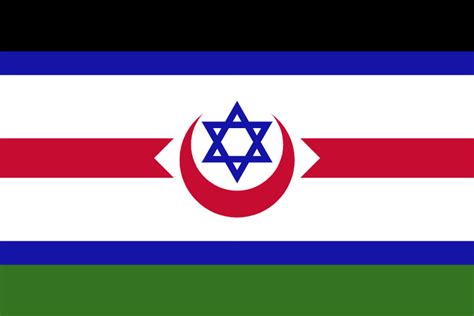 Flag of a United Israel and Palestine : r/vexillology