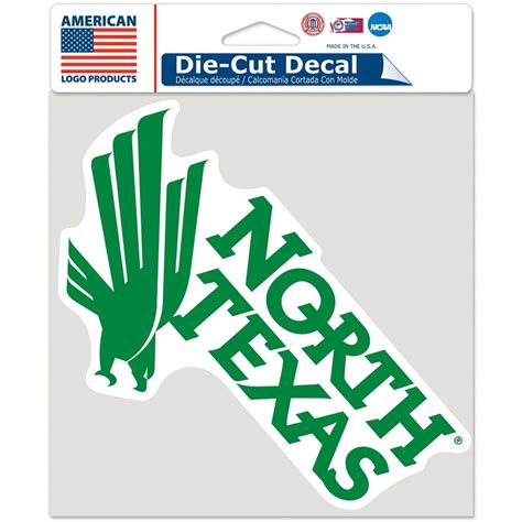 American Logo Products North Texas Mean Green 6" x 6" Decal - Walmart ...