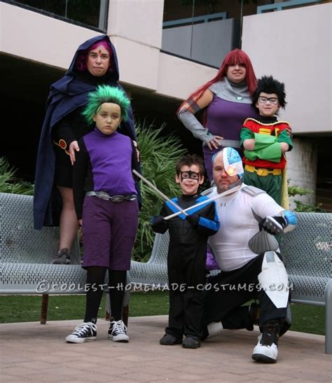 Coolest Halloween Teen Titans Group Costume