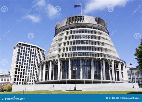 Parliament of New Zealand stock image. Image of architecture - 71838417