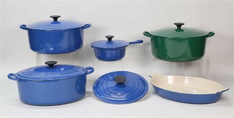 5 Pieces Le Creuset Cookware Auction