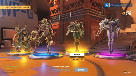 I heard four skins in a loot box was rare. : r/Overwatch