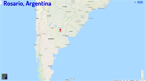 Rosario Map - Argentina