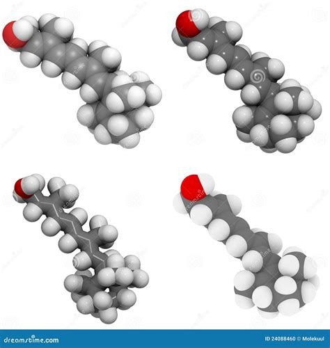 Vitamin A (retinol) Molecule Stock Photo - Image: 24088460