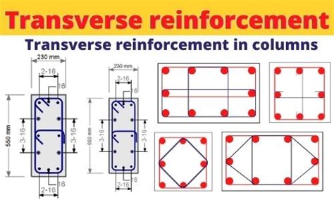 Transverse reinforcement ? types of transverse reinforcement in columns?