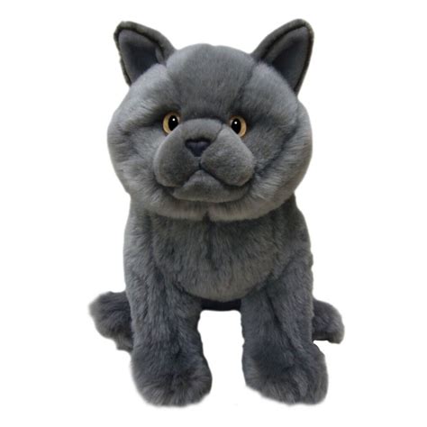 British Blue Cat|Sitting|Plush Toy|30cm|stuffed animal|Faithful Friends Collectables