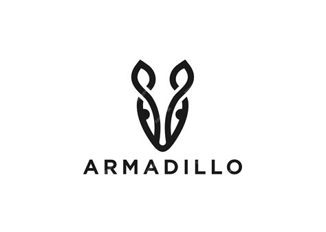 Premium Vector | Armadillo logo design icon vector illustration