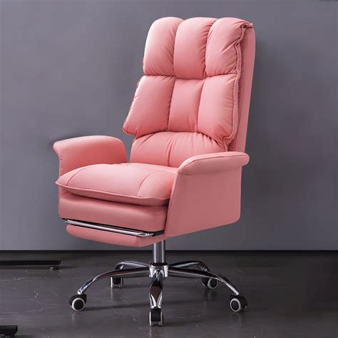 Modern Office Chair Armless Leather No Distressing Ergonomic Chair with Wheels - 1 Piece With ...