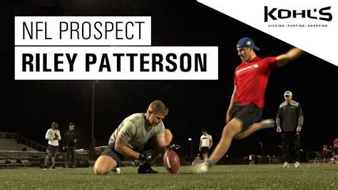 Riley Patterson // NFL Draft Eligible Kicker // Kohl's Kicking Camps ...