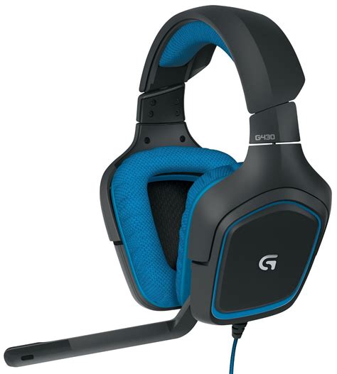 Gaming Headset Mic, Logitech G430 Pc Laptop Home Wired Gaming Headset ...