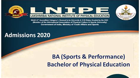 LNIPE Gwalior : Sports and Physical Education courses