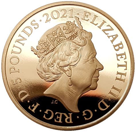 2021 Queen Elizabeth II 95th Birthday of HM the Queen 2021 £5 Gold Pro – Allgold Coins