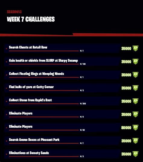 Fortnite Week 7 challenges: Full list and how to complete them