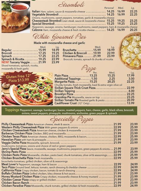 Pizza Pie II Delivery Menu Order Online - 184 N Pine St Langhorne, PA