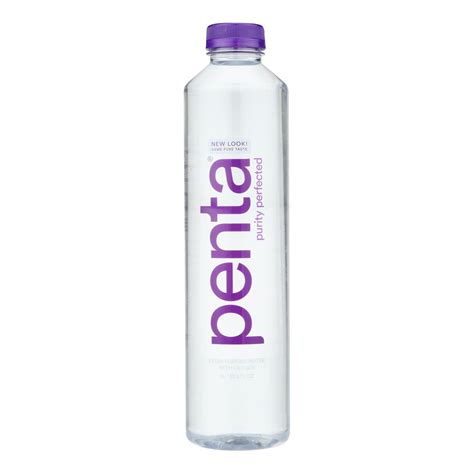 Penta Purified Water Ultra Purified Water - Case of 12 - 1 Liter ...