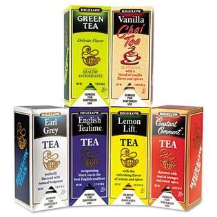 Bigelow Flavor Assorted Tea Bags, 6 Flavors, 28 Pks/Flavor - Office ...