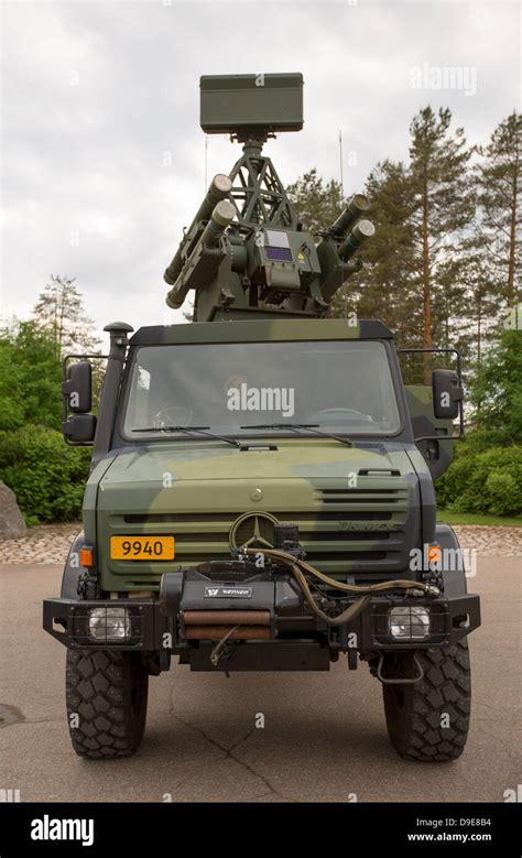 Finnish Army Bolide Short-range Air Defense (SHORAD) laser guided Stock ...