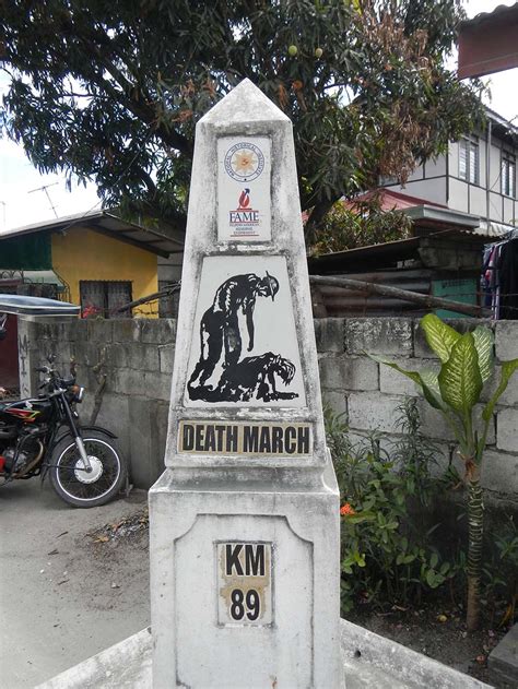 Marker Bataan Death March "KM 89" - Guagua - TracesOfWar.com