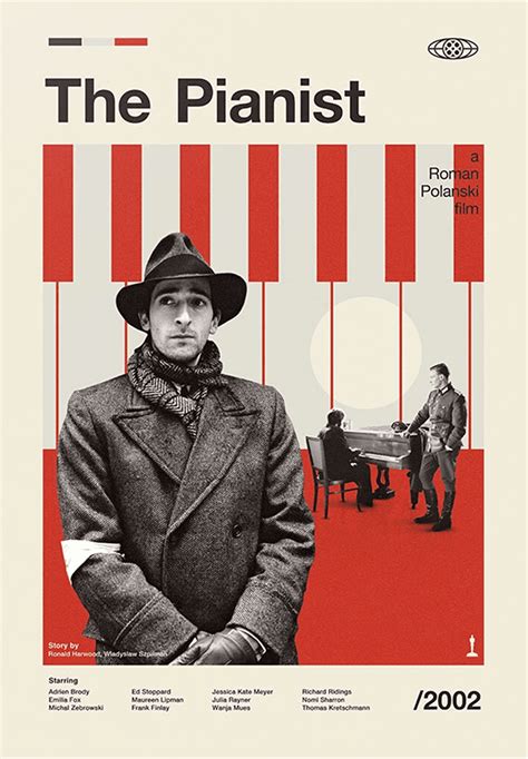 The Pianist | Film poster design, Graphic design posters, Graphic poster