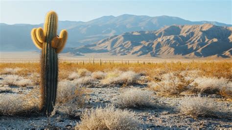 Free Photo | Desert landscape with cacti species and plant