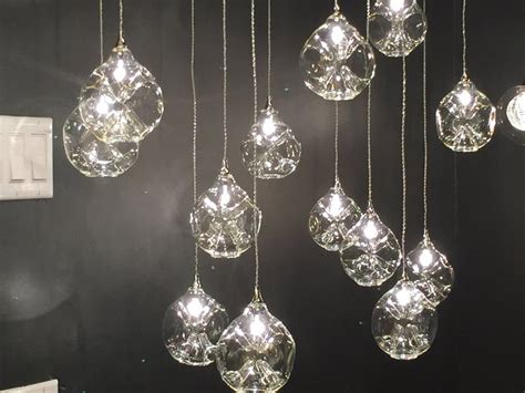 Modern-blown-glass-multi-pendant-foyer-chandelier-calla-modern - Etsy ...