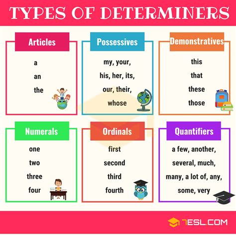 Determiners: Essential Guide for English Learners • 7ESL