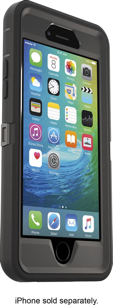 Best Buy: OtterBox Defender Case for Apple® iPhone® 6 and 6s Black 46034BBR