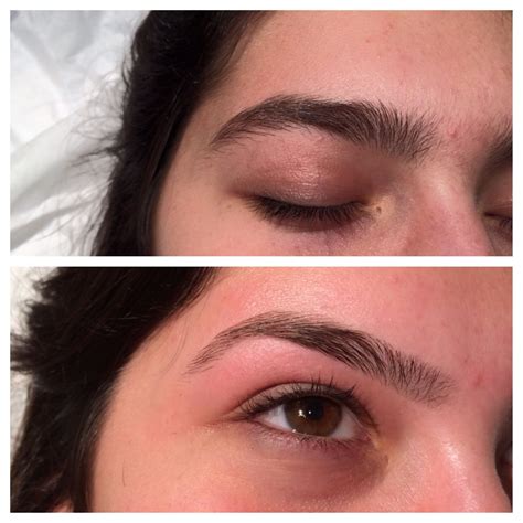 Eyebrow shaping - before and after Bushy Eyebrows, Tweezing Eyebrows, Thin Eyebrows, Permanent ...