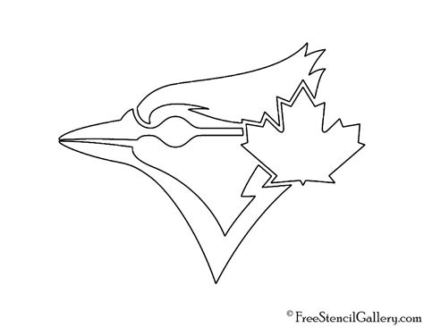 MLB - Toronto Blue Jays Logo Stencil | Free Stencil Gallery | Toronto ...