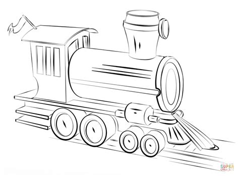 Steam Train Locomotive coloring page | Free Printable Coloring Pages ...