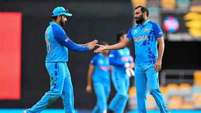 T20 World Cup: Shami stars in India win against Australia | Cricket News - Times of India