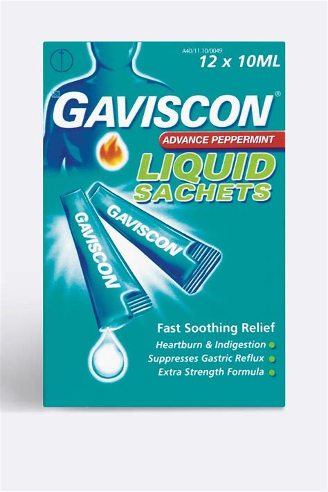 Gaviscon Liquid 12 x 10ml Sachets