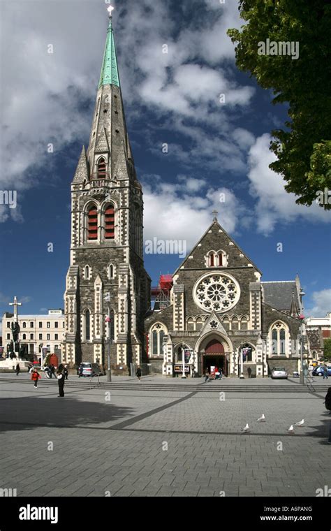 Christchurch Cathedral, New Zealand Stock Photo - Alamy