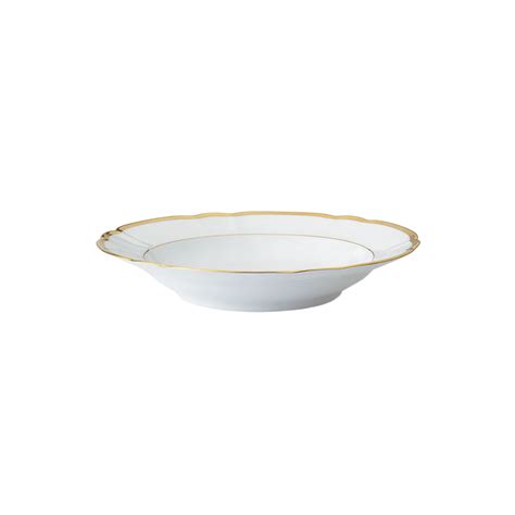 Colette Gold Rim Soup Plate en 2024