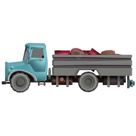 Loading Truck Side View, Loading Truck Side View Png, Loading Truck Png, Blue Truck Png PNG ...