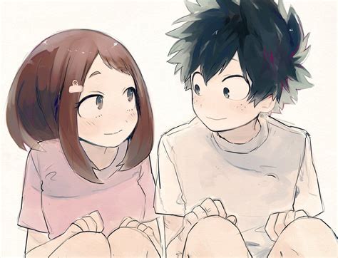 Izuku X Ochako Ochako Uraraka Personagens De Anime Deku X Uraraka ...