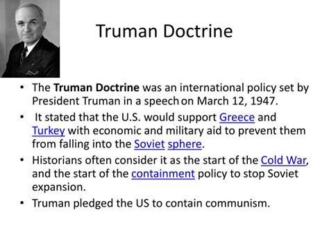 PPT - Truman Doctrine PowerPoint Presentation - ID:5914165